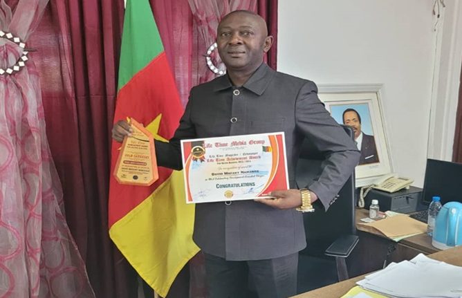 Another recognition for the lord mayor of the buea municipality, david mafani namange esq