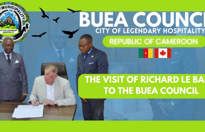 The visit of richard le bars to the buea council